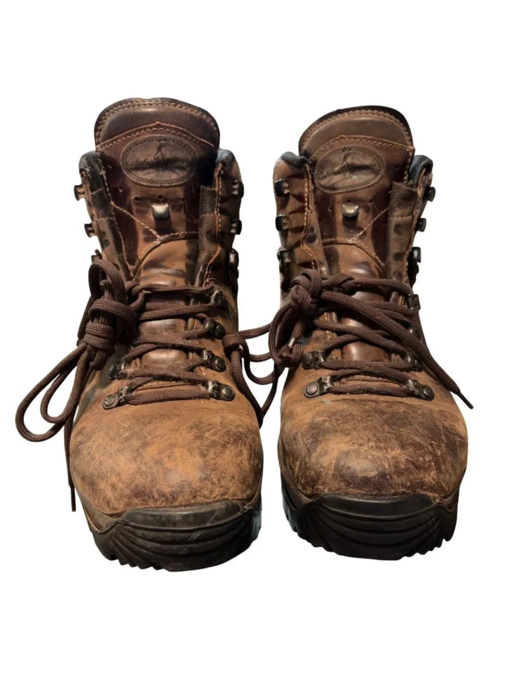 Cabelas Meindl Mens Gore-Tex Leather Hiking Boots Sz 8.5 D Brown Durable Outdoor